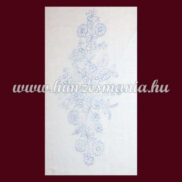 Pre-stamped picture - hand embroidery - hungarian folk motif - rectangular - 30x56 cm