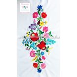 Pre-stamped picture - hand embroidery - hungarian folk motif - rectangular - 30x56 cm