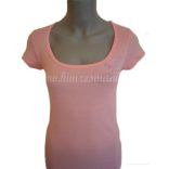 Hímzésmánia - hímezhető póló kalocsai mintával - pink