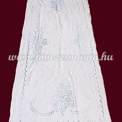   Pre-stamped table runner - hand embroidery - folk motif - rectangular - 36x85 cm