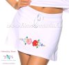 Skirt-short - hungarian folk embroidery - Kalocsa style - white - Embroidery Mania Skirt-short - hungarian folk embroidery - Kalocsa style - white - Embroidery Mania