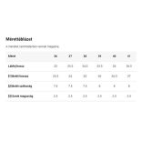 KALOCSAI MINTÁS TORNACIPŐ - KÉZI HÍMZÉS - FEKETE