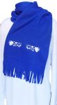 Polar scarf - hungarian folk machine-emboridery - Kalocsai style - unisex - royal blue Polar scarf - hungarian folk machine-emboridery - Kalocsai style - unisex - royal blue