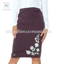 Skirt - hungarian white folk embroidery - Kalocsa style