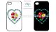 Phone case - hungarian folk heart-shaped pattern - Kalocsa style - iPhone - Samsung - white