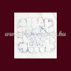 Pre-stamped placemat - embroidery riselin - Kalocsa motif - rectangular - 12x12 cm Pre-stamped placemat - embroidery riselin - Kalocsa motif - rectangular - 12x12 cm