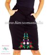 Elegant skirt - hungarian folk embroidered - Kalocsa pattern - black Elegant skirt - hungarian folk embroidered - Kalocsa pattern - black