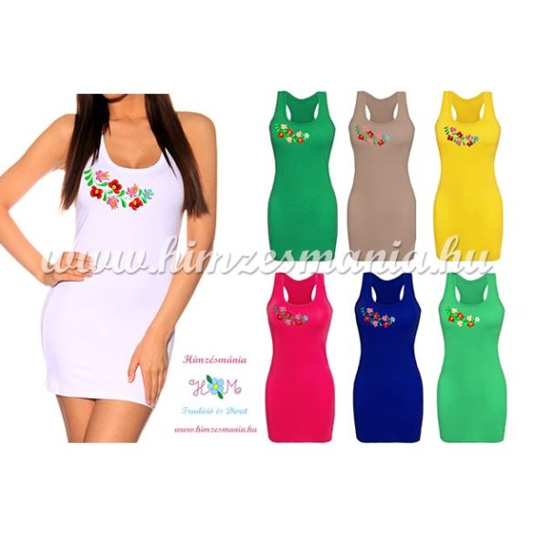 Ujjatlan tunika matyó hímzéssel - Hímzésmánia - arany - ELFOGYOTT