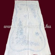   Pre-stamped table runner - hand embroidery - Kalocsa motif - rectangular - 38x74 cm