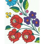 Csodálatos kalocsai - hagyományőrző színező könyv 