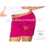 Short - hungarian folk machine embroidery - Kalocsa style - fuchsia 