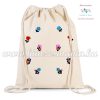 Canvas backpack - folk embroidery - Hungary - Matyo pattern - Natur Canvas backpack - folk embroidery - Hungary - Matyo pattern - Natur
