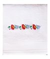 Towels - hungarian folk pattern - Kalocsa style - white Towels - hungarian folk pattern - Kalocsa style - white