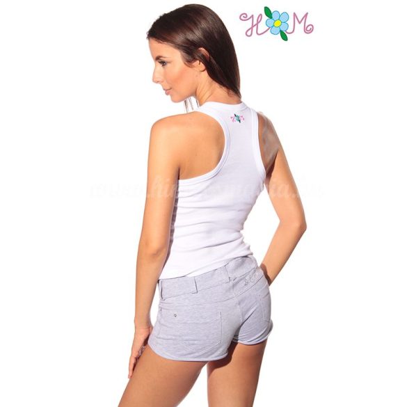 Tanktop - hungarian folk embroidery - white 