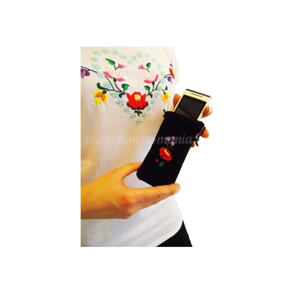 Kalocsai telefontok - fekete