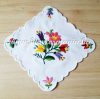 Small tablecloth - hungarian folk - hand embroidery - Kalocsa style - 15x15 cm
