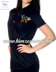 Women's Shirts - folk embroidery from Hungary - black