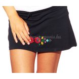 Hímzésmánia - matyó szoknya short - sötétkék