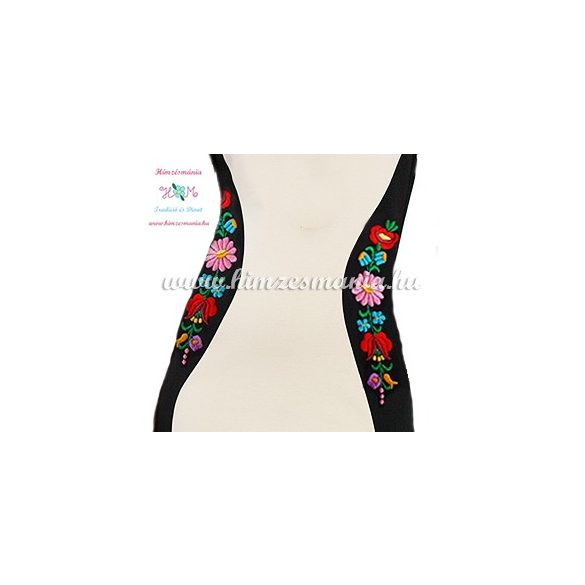 Sleeveless women dresses - hungarian folk hand embroidery - Kalocsa style - beige
