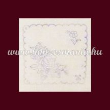   Pre-stamped placemat - hand embroidery - Kalocsa pattern - rectangular - 16x16 cm
