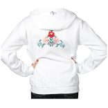 Embroidery Mania - Sweater hand-embroidered Kalocsa style - white