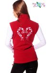 Embroidery Mania - Fleece vest - folk embroidery from Hungary - red Embroidery Mania - Fleece vest - folk embroidery from Hungary - red