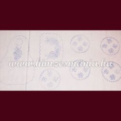 Pre-stamped embroidery set from Kalocsa