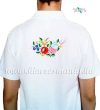 Kalocsai elején-hátulján hímzett férfi póló - fehér (2XL) - Hímzésmánia Kalocsai elején-hátulján hímzett férfi póló - fehér (2XL) - Hímzésmánia