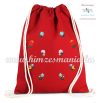 Canvas backpack - folk embroidery - Hungary - Matyo pattern - Red Canvas backpack - folk embroidery - Hungary - Matyo pattern - Red
