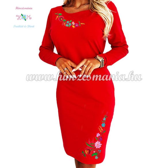 WOMEN'S CLOTHING - FOLK Y - KALOCSA STYLE - RED