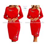 WOMEN'S CLOTHING - FOLK Y - KALOCSA STYLE - RED