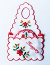 Coaster - hungarian machine-embroidery - matyo style Coaster - hungarian machine-embroidery - matyo style