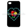 Phone case - hungarian folk heart-shaped pattern - Kalocsa style - iPhone - Samsung - black Phone case - hungarian folk heart-shaped pattern - Kalocsa style - iPhone - Samsung - black
