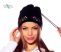 Polar cap - hungarian folk machine-embroidery - Kalocsa style - navy