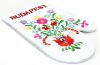 Oven gloves - hungarian folk embroidery- Matyo style - white