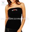 Women's top - hungarian folk fashion - machine embroidery - black Women's top - hungarian folk fashion - machine embroidery - black