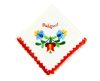 Handkerchief - hungarian folk embroidery - Matyo style - red Handkerchief - hungarian folk embroidery - Matyo style - red
