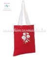 Cotton shopping bag - hungarian folk embroidery - handmaded - red Cotton shopping bag - hungarian folk embroidery - handmaded - red