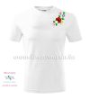 Men's Short Sleeve T-Shirts - hungarian folk embroidery - Kalocsa motif - white Men's Short Sleeve T-Shirts - hungarian folk embroidery - Kalocsa motif - white