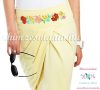 Elegant skirt - hungarian folk Kalocsa machine embroidery - lemon - Embroidery Mania Elegant skirt - hungarian folk Kalocsa machine embroidery - lemon - Embroidery Mania