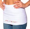 Waist Warmer machine embroidered Kalocsa style - white Waist Warmer machine embroidered Kalocsa style - white