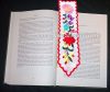 Bookmark - hand embroidery - hungarian folk - Kalocsa motif Bookmark - hand embroidery - hungarian folk - Kalocsa motif