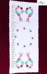 Tablecloth - hungarian folk - hand embroidery - Kalocsa style - 84x36 cm Tablecloth - hungarian folk - hand embroidery - Kalocsa style - 84x36 cm