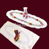Pre-printed tablecloth set - hungarian hand embroidery - Kalocsa pattern - oval - 30x70 cm Pre-printed tablecloth set - hungarian hand embroidery - Kalocsa pattern - oval - 30x70 cm