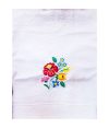 Towels - hungarian folk embroidery - kalocsa style - white Towels - hungarian folk embroidery - kalocsa style - white