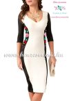 Women dress - hungarian folk hand embroidery - Kalocsai motif - cream Women dress - hungarian folk hand embroidery - Kalocsai motif - cream