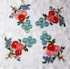 Small tablecloth - hungarian folk - hand embroidery - Kalocsa style - 36x36 cm Small tablecloth - hungarian folk - hand embroidery - Kalocsa style - 36x36 cm